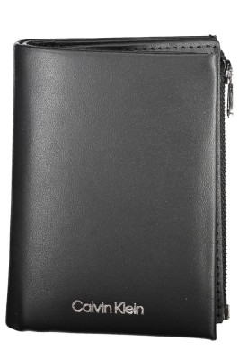 Calvin Klein Portofel Ck Concise Trifold 6 Cc barbati, Negru, Universala foto