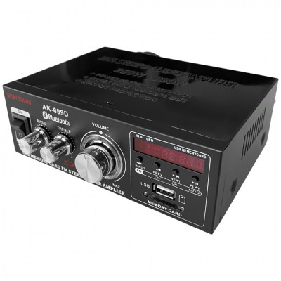 Amplificator Camera 2x15W SD/USB/BT AK-699BT foto