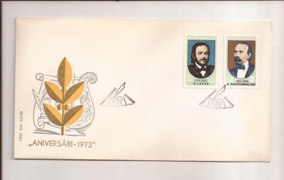P5 Plic FDC-Prima zi a emisiunii- Aniversari 1973 foto