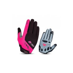 Manusi Pro B-RACE cu gel Negru/Fuxia, M