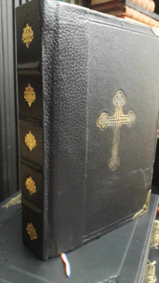 Biblia Sau Sfanta Scriptura A Vechiului si Noului Testament an 1938 leg LUX foto