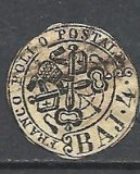 Italy Church State 1852 Coat of arms, 4Baj, Mi.5, used AM.169