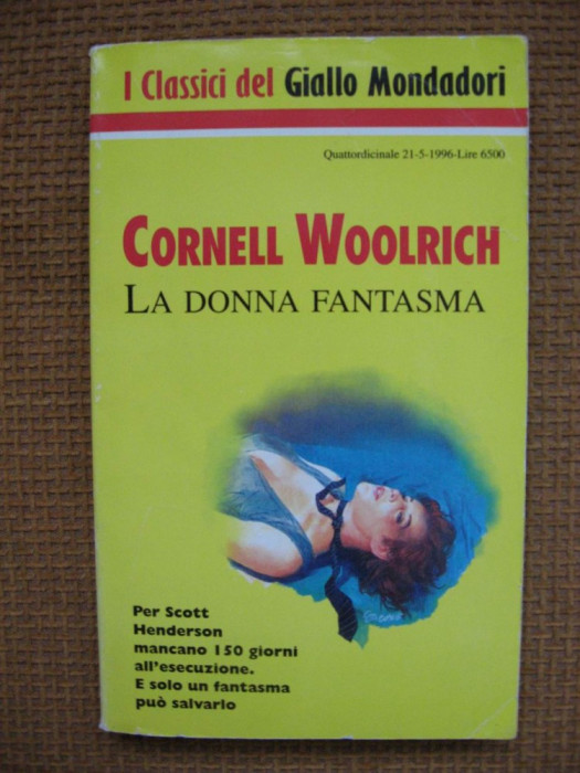 Cornell Woolrich - La donna fantasma (in limba italiana)