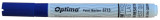 Marker Cu Vopsea Optima Paint 3713, Varf Rotund 2.0mm, Grosime Scriere 1-2mm - Albastru