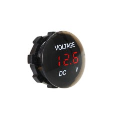 Voltmetru 12-24V /5-30V cu LED Rosu
