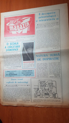 ziarul magazin 12 aprilie 1980-art. adrian paunescu -pentru arta in fotbal foto