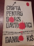 CRIPTA PENTRU BORIS DAVIDOVICI
