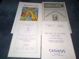 9 BROSURI FILATELIE CURIERUL FILATELIC EXPOZITIA ZILEI MARINEI ETC