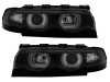 Set faruri Bmw Seria 7 (E38), 04.1994-12.2001, partea Stanga+Dreapta, Tuning, Fata, cu lentile; cu lumina parcare fibra optica; tip bec H1+H1; electr