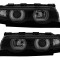 Set faruri Bmw Seria 7 (E38), 04.1994-12.2001, partea Stanga+Dreapta, Tuning, Fata, cu lentile; cu lumina parcare fibra optica; tip bec H1+H1; electr