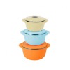 Set 3caserole termice 2+4+6l,belly orang, Heinner