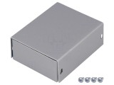 Carcasă universală aluminiu gri 57x72x28mm
