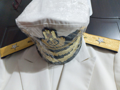 Costum de marina - Amiral, anii 1989-1990 foto