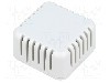 Carcasa ABS, 40mmx40mmx20mm, HAMMOND - 1551V1GY