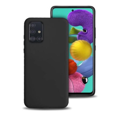 Husa Silicon Samsung A51 a515 Matte Black foto