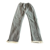 Pantaloni trening , grosi de iarna, culoarea gri marimea 9-10 ani