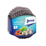 Set 3 Spalatoare Metalice Profesionale Zorex Basic, Metal Galvanizat, 23g, Culoare Argintie, Spalator Metalic Profesional, Bureti Metalici, Spalator M