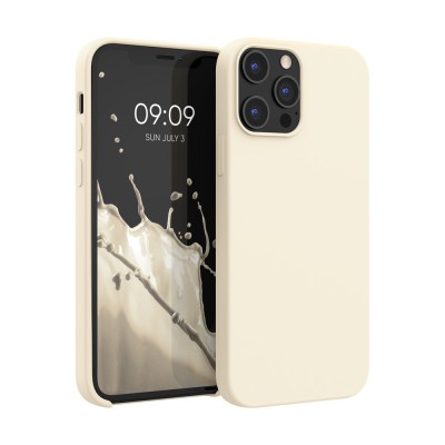 Husa pentru Apple iPhone 12 Pro Max, Silicon, Bej, 52644.204 foto