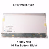 Display Laptop, B173RW01 V.1, B173RW01 V.2, B173RW01 V.3, B173RW01 V.4, B173RW01 V.5, LP173WD1(TL)(C1), LP173WD1(TL)(C2), LP173WD1 TLC1, LP173WD1 TLC2, LG