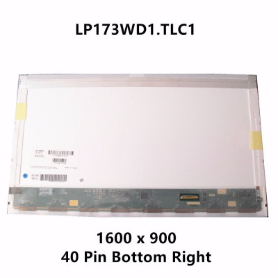 Display Laptop, HP, CQ71, 17.3 inch, 40 pini, rezolutie HD+ 1600x900, conector dreapta foto
