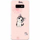 Husa silicon personalizata pentru Samsung Galaxy S10 Lite, Cute Cat