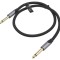 Cablu Jack 6,3mm Jack-Jack 0,5m aurit