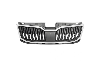 Grila radiator Skoda Octavia Iii (5e), 03.2017-09.2020, montare fata, cu rama crom; negru; complet, RapidAuto foto