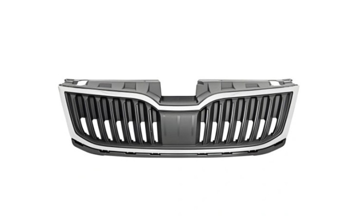 Grila radiator Skoda Octavia Iii (5e), 03.2017-09.2020, montare fata, cu rama crom; negru; complet, RapidAuto