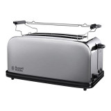 Cumpara ieftin Russell Hobbs Adventure Prajitor de paine 23610-56, 1600 W, pentru 4 felii, 6 grade, Perfect Toast Sistem uniform de ardere, incalzire, inox