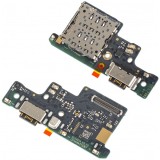 Placa cu Conector Incarcare - Microfon - Modul Cititor SIM Xiaomi Redmi Note 14 4G, Service Pack 5600020000700