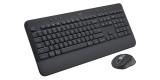 Tastatura Wireless Logitech Signature MK650 Combo for Business, Gri