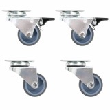Cumpara ieftin Roti pivotante duble, 4 buc., 50 mm