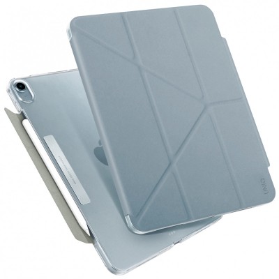 Husa Tableta TPU UNIQ CAMDEN NEW pentru Apple iPad Air (2020), Antimicrobial, CERULEAN, Bleu foto