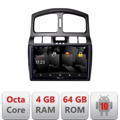 Navigatie HHyundai Santa Fe 2000-2006 Android Octa Core 720p 4+64 DSP 360 camera carplay android auto CarStore Technology