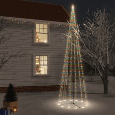 Gossi brad de craciun conic, 1134 led-uri, multicolor, 230x800 cm