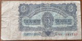 3 koruny / coroane 1961, Cehoslovacia