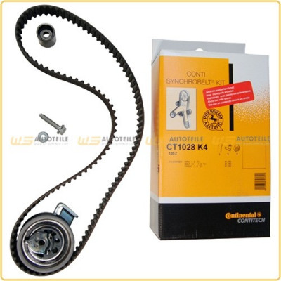 Kit distributie Volkswagen, Audi, Skoda 1.9 diesel pana in 2002 Conti 13974 CT1028K4-2 foto