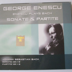 2 x CD George Enescu albumul:Enescu plays Bach/Sonate & Partite 2012 stare bună
