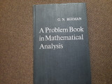 G N BERMAN A PROBLEM BOOK IN MATHETICAL ANALYSIS