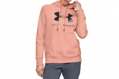 Hanorac sport Under Armour Rival Fleece Sportstyle Graphic Hoodie 1348550-689 pentru Femei foto