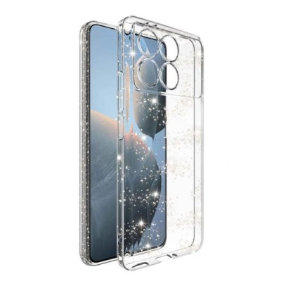 Husa pentru Xiaomi Poco F6 Pro - Techsuit SparkleSkin Series - Clear foto