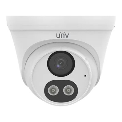 Camera AnalogHD Dual Light, 2MP, lentila 2.8mm, IR/ WL 40m, Microfon integrat - UNV UAC-T142-AF28LM-DL foto
