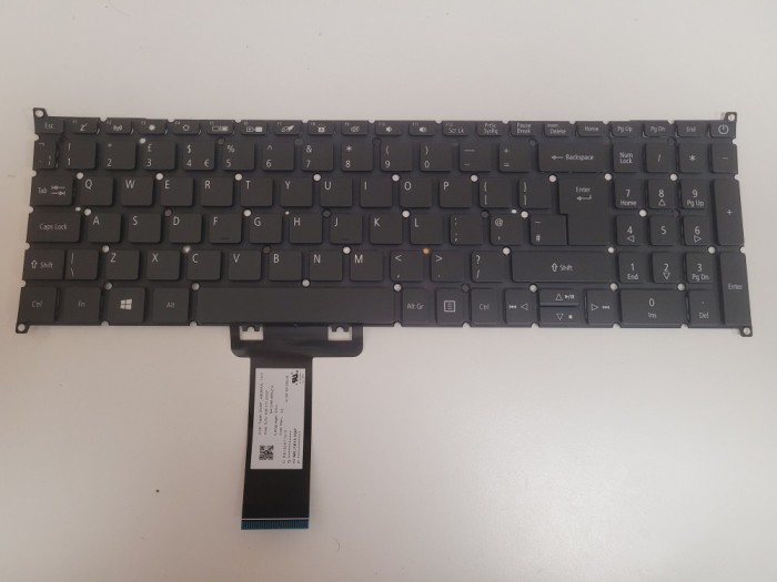 Tastatura Laptop, Acer, Aspire 7 A715-41G, A715-42G, iluminata, layout UK