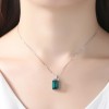 Lant Din Argint S925 Zirconiu Smarald Green Arg384MN, Argintboutique