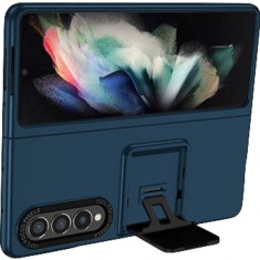 Husa de protectie Flippy, Pliere Tridimensionala, Multifunctionala, PC, pentru Samsung Galaxy Z Fold 4 5G , Albastru foto