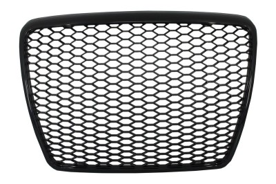Grila Centrala Audi A6 4F 4F2 C6 (2004-2011) RS Design Negru Performance AutoTuning foto
