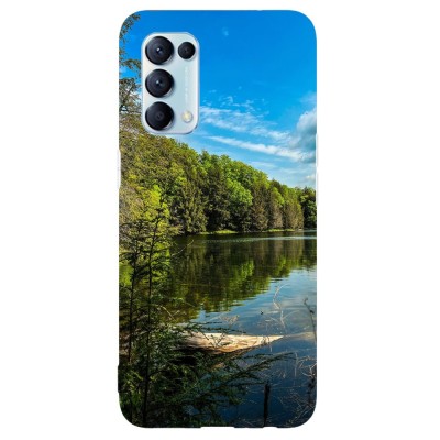 Husa compatibila cu Oppo Find X3 Lite model Forest Lake, Silicon, TPU, Viceversa foto
