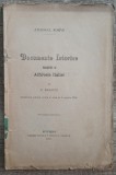 Documente istorice descoperite in archivele Italiei - C. Esarcu// 1878
