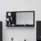 vidaXL Oglindă de baie, negru extralucios , 90x10,5x45 cm, PAL 805022