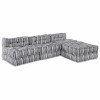 VidaXL Canapea modulară 4 pcs Gri deschis 70 x 70 x 56 cm țesătură 3315099